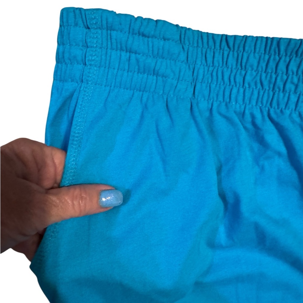 NWT  SUMMER  STYLISH & COMFY TURQUOISE SHORTS  PLUS:  22/24   #7 - Picture 2 of 5